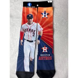 For Bare Feet L Houston Astros Bregman #2 Socks NWTs